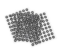 5 Sheets 3d Scanner Reflective Marker Points for Alignment | Plastic, Black Finish, Diffuse Reflection, Small Mechanical Components and Metal Surfaces, Outdoor Lab Use