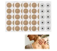 5 Sheets 50x Magnetic Acupressure Plasters & Acupuncture Plasters Set, 21 mm Magnetic Plasters for Knees & Back, Effective Magnetic Field Therapy for Pain Relief, Waterproof and Breathable