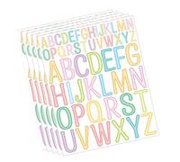 5 Sheets Alphabets Sticker Aesthetic Letter Decal Gift Decorative Journal Alphabets Decorative Journal Decal