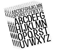 5 Sheets Alphabets Sticker Reward Decorative Label Colourful Letter Scrapbook Journal Colourful Letter Decorative Decal Journal