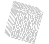 5 Sheets Alphabets Sticker Reward Decorative Label Colourful Letter Scrapbook Journal Colourful Letter Decorative Decal Journal