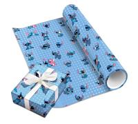 5 Sheets Cartoon Gift Wrapping Paper Birthday Gift Wrapping Durable Gift Wrap Pack 50cm x 70cm Recyclable Folded Surprises Gift Wrap Paper Roll Birthday Party Decoration for Kid Party Festive