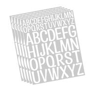 5 Sheets Colourful Alphabets Sticker Scrapbook Sticker Journal Decorative Label Letter for Party Alphabets