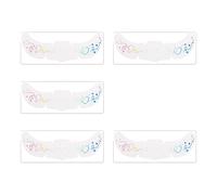 5 Sheets Glittering Temporary Waterproof Skin Friendly Body Stickers For Daily Styling Swimproof Body Art