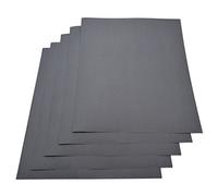5 Sheets -Grit 800 Waterproof Paper 230 x280mm Wet/dry Silicon Carbide