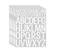 5 Sheets Journal Sticker Colourful Letter Scrapbook Reward Alphabets Decorative Letter Colourful Alphabets Journal for Laptop