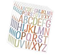 5 Sheets Journal Sticker Colourful Letter Scrapbook Reward Alphabets Decorative Letter Colourful Alphabets Journal for Laptop