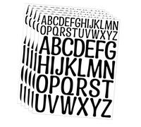 5 Sheets Letter Sticker Decorative Sticker Letter Decal Reward Alphabets Decorative Label Colourful Decal Journal