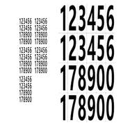 5 Sheets Letter Stickers Black 76 * 30mm Waterproof Vinyl Self Adhesive Large Capital Letter Stickers A-Z, for Scrapbooking,DIY Craft