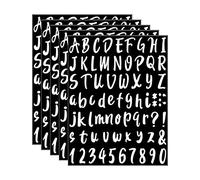 5 Sheets Letters Number Stickers Office Documents Classification Labels Category Tools Office Home Supplies Adhesive Letters Labels for Kids Clothes for Furniture Fabric