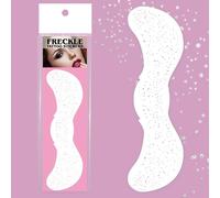 5 Sheets of Glitter Freckles Temporary Tattoos Sparkle Face Speckle Patch Makeup and Party Look