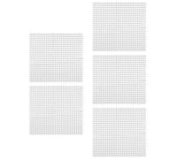 5 Sheets Silver Self Adhesive Mirror Mosaic Tiles for Crafts 5mm