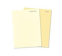 5 Sheets x A4 Goatskin Parchement Certificate Paper, 120gsm, AcidFree -Archival Guaranteed for 500 Year, Antique White or Cream (Cream)