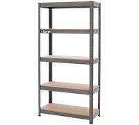 5 Shelf 150kg Boltless Shelving Unit, Dark Grey - CLARKE INTERNATIONAL