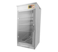 5-Shelf Electric Fan Circulated Hot Box Food Warmer Accommodating 4"D Full-size Steam Table Pans, Countertop Heated Holding Cabinet for Pizza Pretzel, Catering Warming Machine for Home Commercial Use