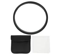 5 - Side Kaleidoscope Prism Camera Filter, 77mm Photographic Filter for DSLR Lens, Rotating Special Effect Filter with Shockproof Bag for Wedding Night Music Video