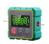 5-Sided Magnetic Electronic Inclinometer Digital Display Tilt Angle Gauge 360° Electronic Protractor Mini LCD Inclinometer digital tool table finder digital laser magnetic protractor angle to