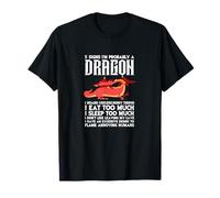 5 Signs I'm Probably A Dragon Mythical Creature Fantasy T-Shirt