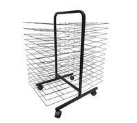 5 Size Mobile Art Drying Rack - Double-Sided for Classroom Studio Home Easy Mobility with Wheels Holds 10-50 Layers Perfect for Artists & Crafters