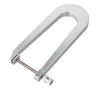 5 Size Violin Bass Bar Clamps Aluminium Alloy Luthier Tools for Instrument Repair Making Cello Edge Clamp Fixture Set Silver(Depth 15.3cm)