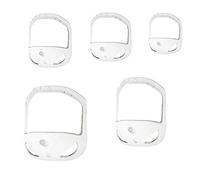 5 Sizes Set Goatee Beard Shaper Beard Styling Template Beard Shaping Tool Fashion Goatee Shaving Template Goatee Trimming Supplies for Men