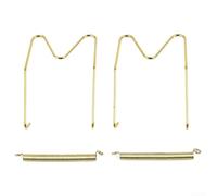 5 Sizes Wall Display Invisible Dish Hanger Adjustable Plate Spring Holder Wire Gold for Hanging Round or Square Plates, Fits 20-22 cm, 24-26 cm, 29-32 cm,(8inch)