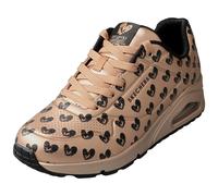 (5) Skechers Jason Naylor Uno Womens Fashion Trainers in Rose Gold
