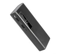 5 Slot 21700 Battery Holder Case PD Fast Charge Wireless Power Bank DIY Solderless Build Your Own Portable Electricity Supply Box(black)