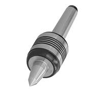 5-Slot Live Center Live Tailstock Live Center, 5-Slot Live Center Center 2 Morse Taper Woodworking Tapered Turn Center with 60°MT2 Morse Taper MT2-5 Slot