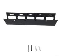 5-Slot Metal Rack for 16oz 32oz Spray Bottles | Holds five 16-32oz bottles, rustproof , wall mount, garage van storage, black finish