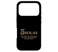 5 SOLAS - Five Solas of the Christian Reformation - Vintage Case for iPhone 17 Pro