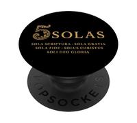 5 SOLAS - Five Solas of the Christian Reformation - Vintage PopSockets Adhesive PopGrip