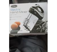 5 Speed Electric Hand Mixer Cake Dough Food Egg Beater Whisker 300W Black