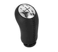 5 Speed Gear Plastic Gear Pu （Black Abs Knob Manual Transmission Car Replacement Shift Leather Adapted R Shape Anti Slip Shifter Compatible with Knob Line