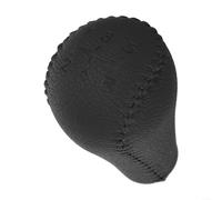 5 Speed Leather Gear Shift Knob for Nissan Patrol Y61 Safari Pathfinder Navara D40 Frontier, Manual Transmission Shifter Handle Black