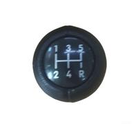 5-Speed Manual Gear Shift Knobs Black Leather for Saab 9-3 1998-2002 9000 | ABS + Leather, 5R Pattern, Direct Fit Replacement, Wear Resistance, for saab 9-3 1998-2002, 9000 1984-1998