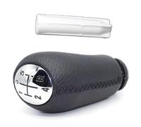 5 Speed MT Gear Shift Knob Lever Leather For Dacia For Logan 2 L52/K52 For Sandero 2 B52 2012 2013 2015 2017 2019 Interior Renovation(Knob and Adapter)