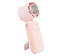 5-Speed Portable Handheld Fan, Powerful & Quiet, Enjoy Coolness, Multi-functional Design with Unique Neck Hook, Portable & Convenient for Outdoor Activities, Travel, Working (Pink)