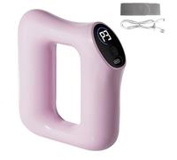 5 Speeds & 3 Modes Fast Fat Burning Yoga Ring Massager, Multifunctional Full-Body Fascia Ring, Fascia Massage Tool, Fascia Blaster, for Back Arm Thigh Waist Full-Body (Pink)