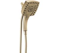 5-Spray In2ition 2-in-1 Dual Hand Held Shower Head with Hose, Magnetic Docking Handheld Shower Head, Champagne Bronze
