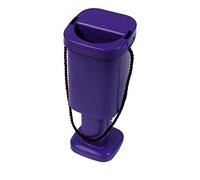 5 Square Charity Money Collection Boxes - Purple