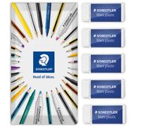 (5) STAEDTLER Mars Plastic Mini Eraser 526 53 in Envelope Packaging