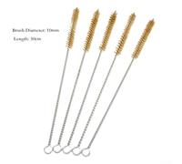 5 Stainless Steel Brushes for Cleaning Hard to Reach Spaces in Pipes and Tubes (10mm)