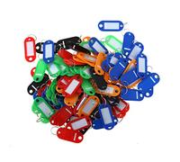 5 Star 08639X Facilities Key Hanger Standard with Fob Label 50x22mm Assorted [Pack 100]