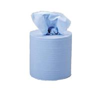 5 Star 1-Ply Centrefeed Tissue Refill for Jumbo Dispenser 150mx180mm Blue (Pack of 6) 930140