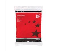 5 Star 203x16mm No.108 Rubber Bands, Brown