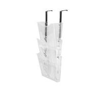 5 Star 3 Pocket Wall Literature Holder A4 Portrait with Wall Fixings and Hanging Bracket FS677534