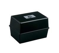 5 Star 3 x Office Card Index Box Capacity 250 Cards 6x4in 152x102mm Black