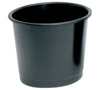 5 Star 330860 Waste Bin Polypropylene 14 Litres D304xH254mm Black -FST