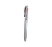 5 Star 4 Colour Ballpoint Pen Grey Barrel Black/Blue/Red/Green Pack 12